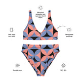 Bikini reciclado talle alto all over"jiang"