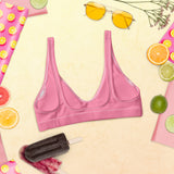 Sujetador bikini reciclado con relleno all over"majesmajo"