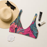 Sujetador bikini reciclado con relleno all over"Jiamu"