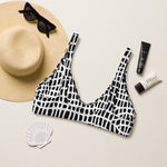 Sujetador bikini reciclado con relleno all over"Worce"