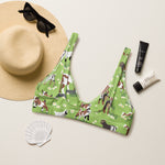 Sujetador bikini reciclado con relleno all over"Belgo"