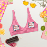 Sujetador bikini reciclado con relleno all over"majesmajo"