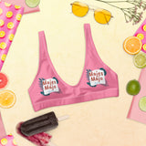 Sujetador bikini reciclado con relleno all over"majesmajo"