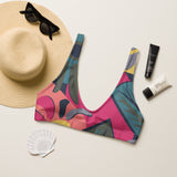 Sujetador bikini reciclado con relleno all over"Jiamu"