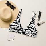 Sujetador bikini reciclado con relleno all over"Worce"