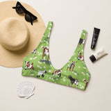 Sujetador bikini reciclado con relleno all over"Belgo"