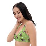 Sujetador bikini reciclado con relleno all over"Belgo"