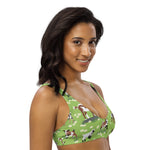 Sujetador bikini reciclado con relleno all over"Belgo"