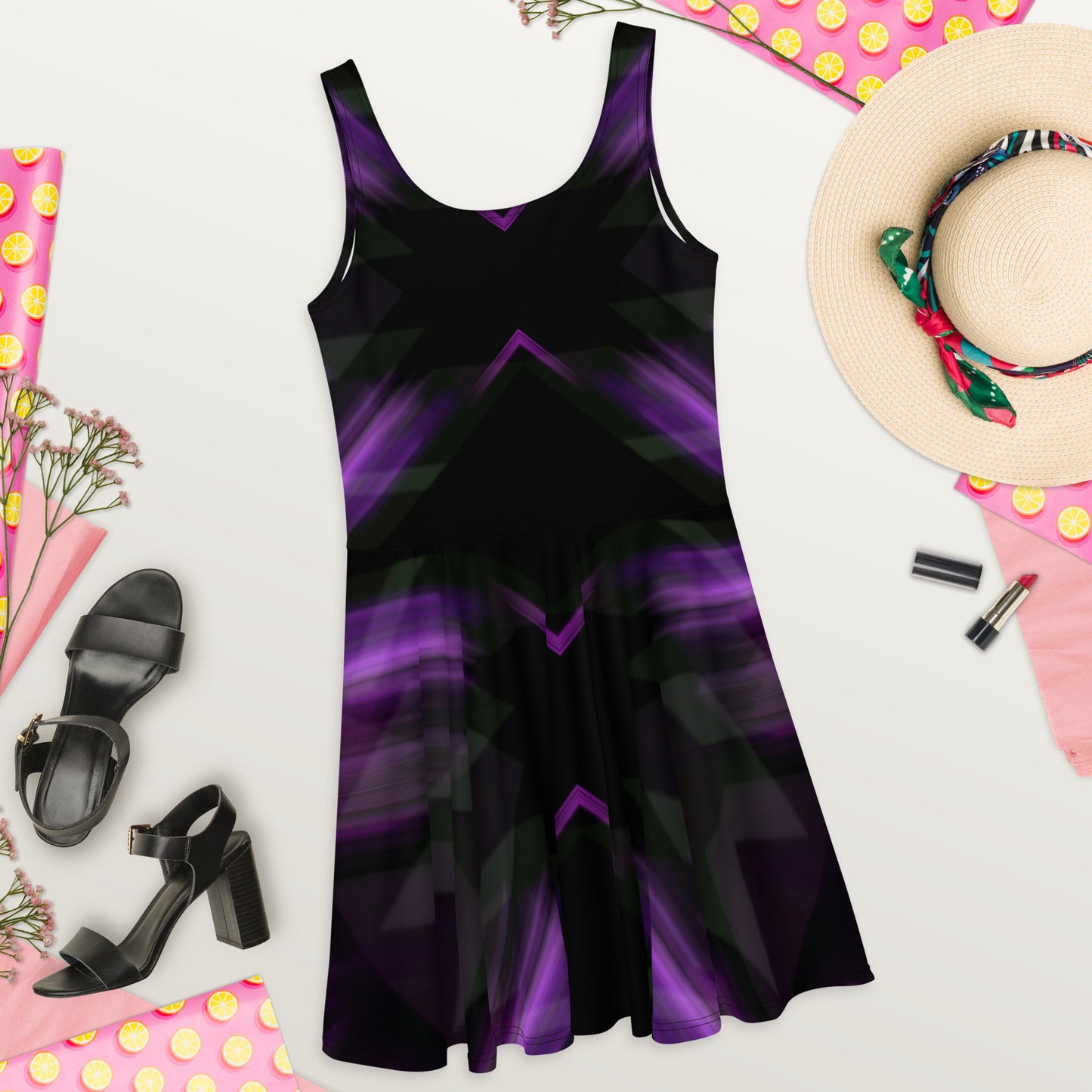 Vestido skater"Óbni"