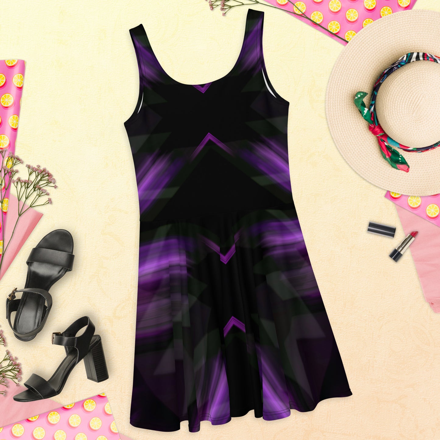 Vestido skater"Óbni"