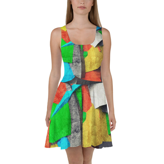 Vestido skater"Krasn"