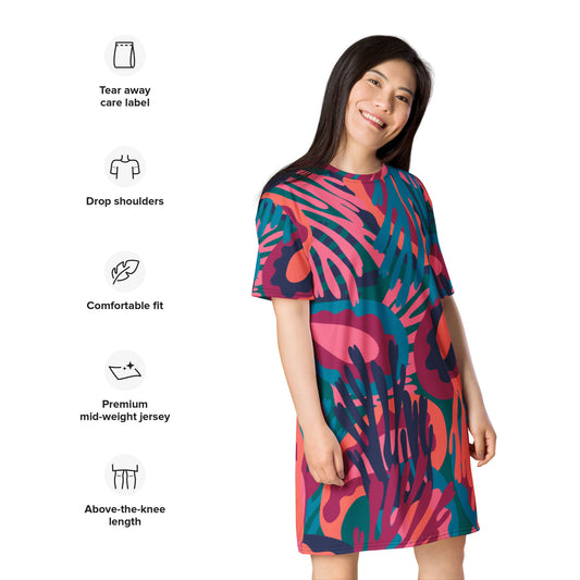 Vestido camiseta"abstract"