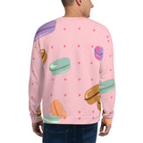 Sudadera unisex"macarrones"