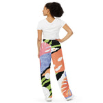 Pantalón ancho all over unisex"mjm abstract"