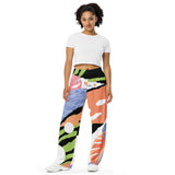 Pantalón ancho all over unisex"mjm abstract"