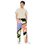 Pantalón ancho all over unisex"mjm abstract"