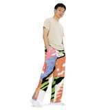 Pantalón ancho all over unisex"mjm abstract"