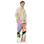 Pantalón ancho all over unisex"mjm abstract"