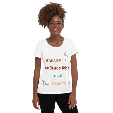 Camiseta deportiva mujer all over