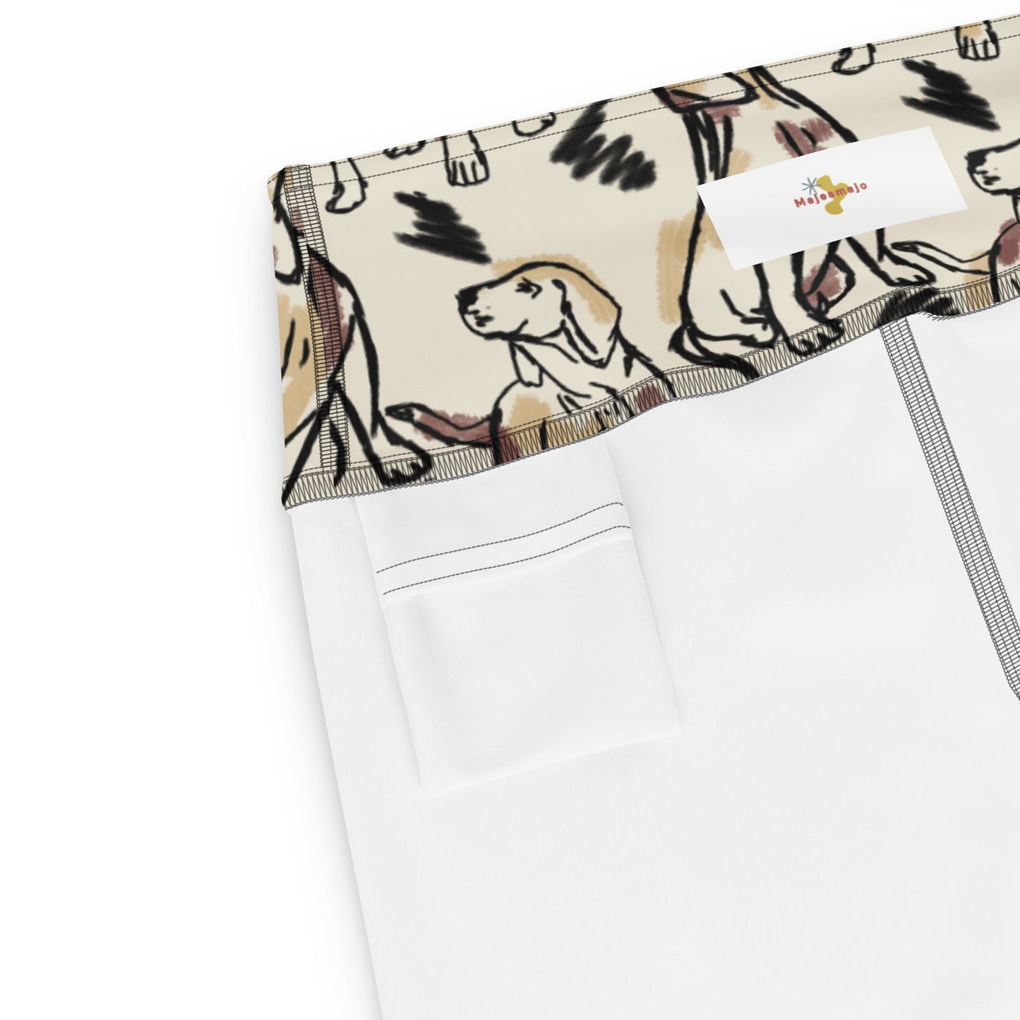 Pantalones cortos de yoga"dogs"