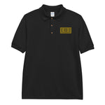 Poloshirt mit "VHS"-Stickerei