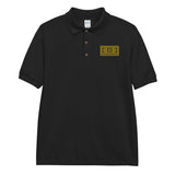 Poloshirt mit "VHS"-Stickerei