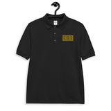 Poloshirt mit "VHS"-Stickerei