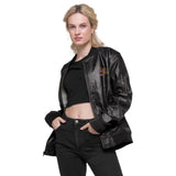 Chaqueta bomber piel vegana"mjm love"