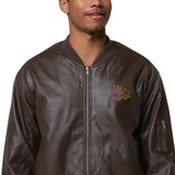 Chaqueta bomber piel vegana"mjm love"