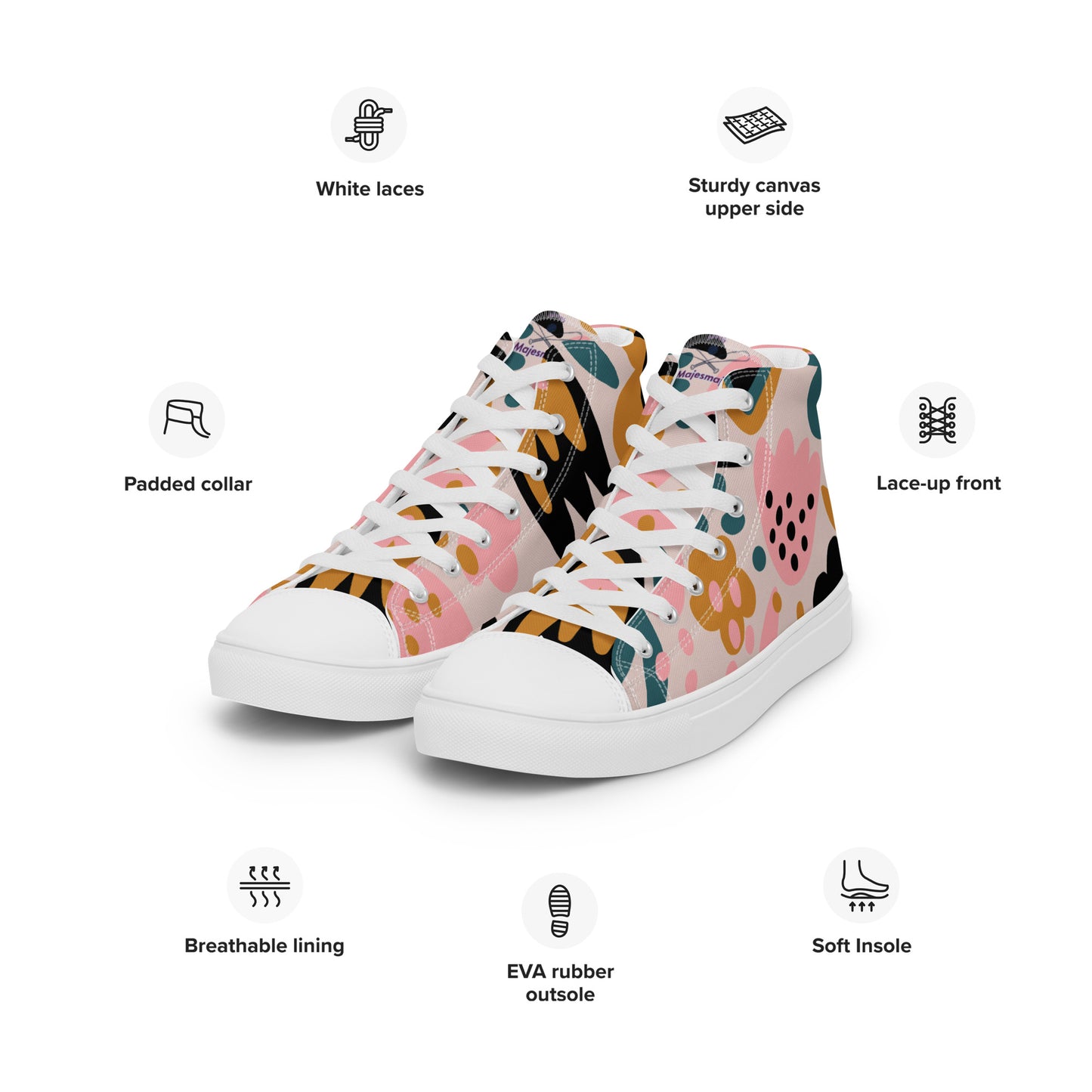 Zapatillas de lona de caña alta para hombre"Fuenla"