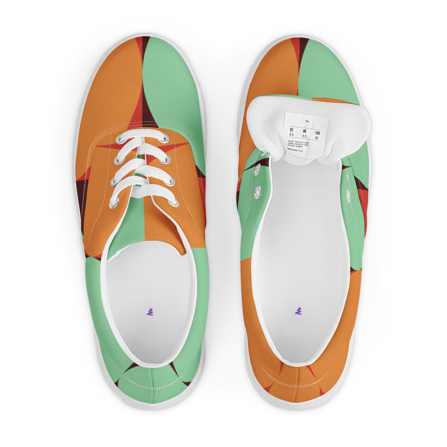 Zapatillas de lona con cordones para hombre"MJM"