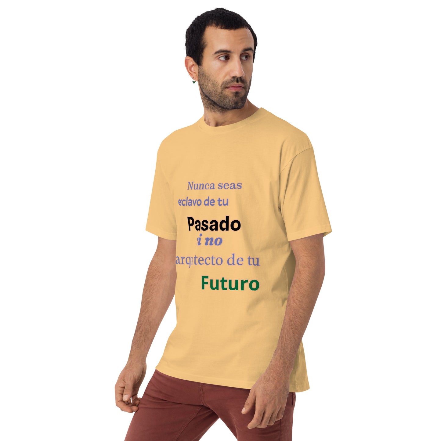 Camiseta gruesa hombre"nunca seas esclavo"