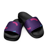 Sandalias para hombre"morado oscuro con lineas"