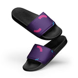 Sandalias para hombre"morado oscuro con lineas"