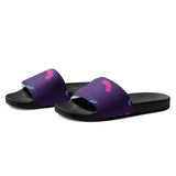 Sandalias para hombre"morado oscuro con lineas"