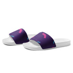 Sandalias para hombre"morado oscuro con lineas"