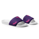 Sandalias para hombre"morado oscuro con lineas"