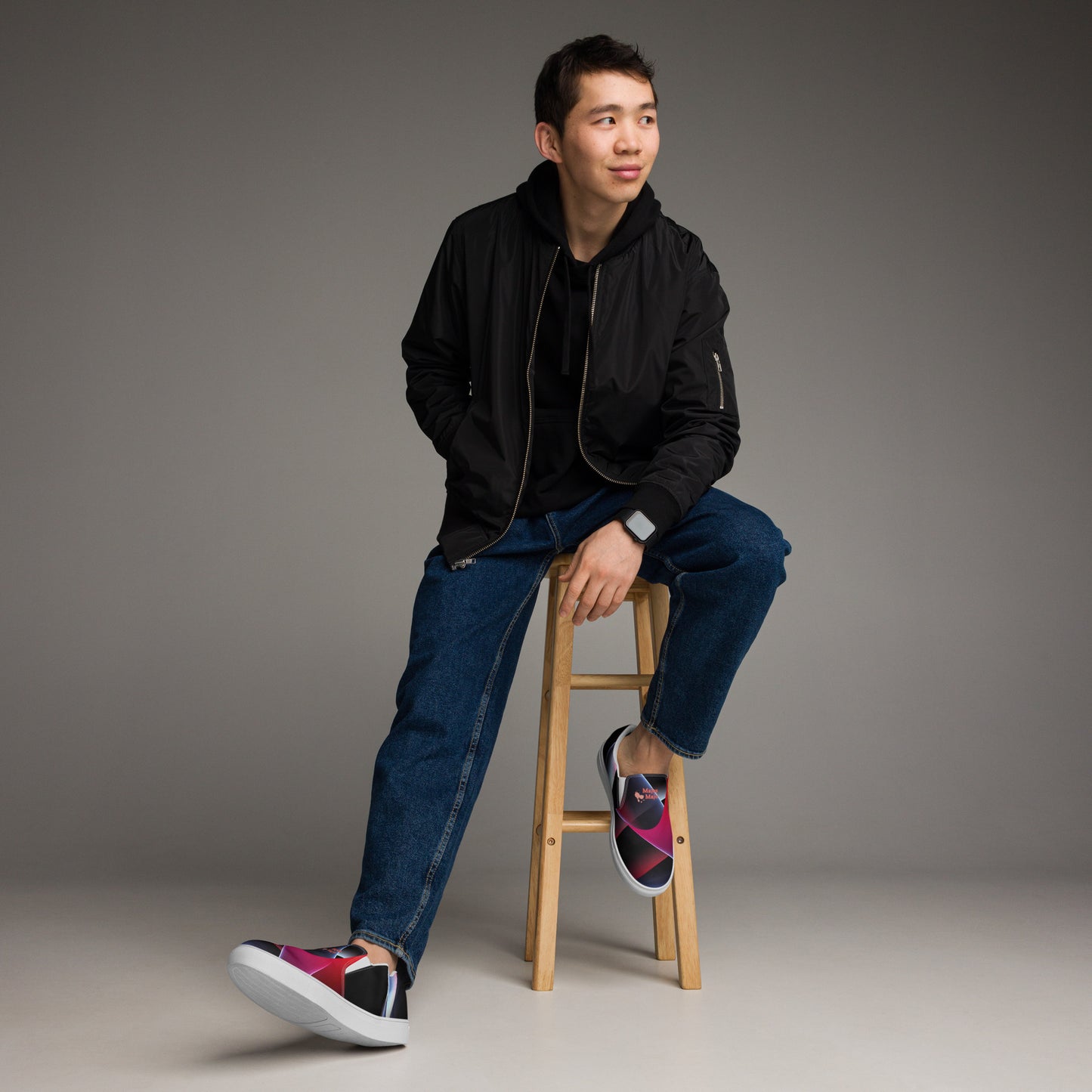 Zapatillas de lona sin cordones para hombre"Nara"