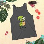 Camiseta de tirantes unisex"i believe in coffe"