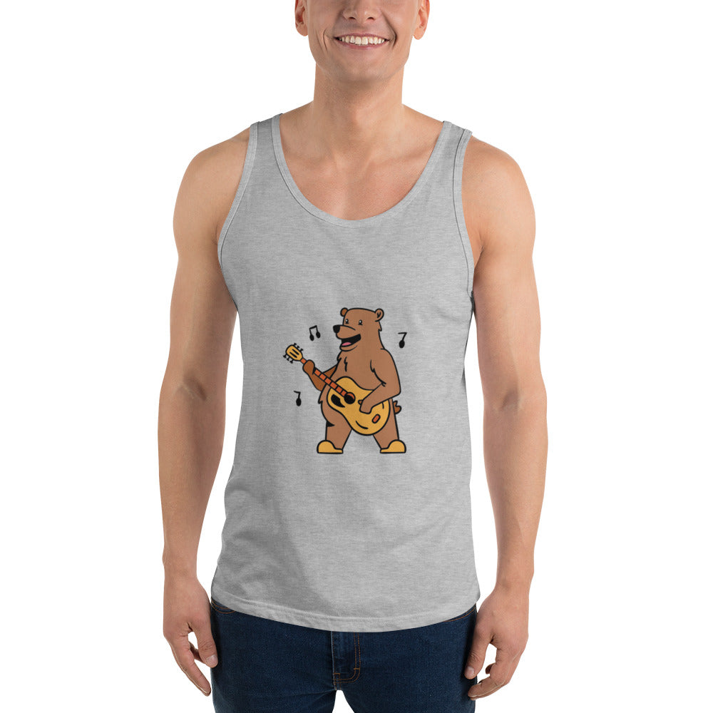 Unisex vest top"oso quitarista"