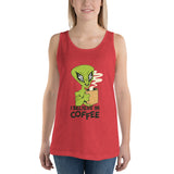 Camiseta de tirantes unisex"i believe in coffe"