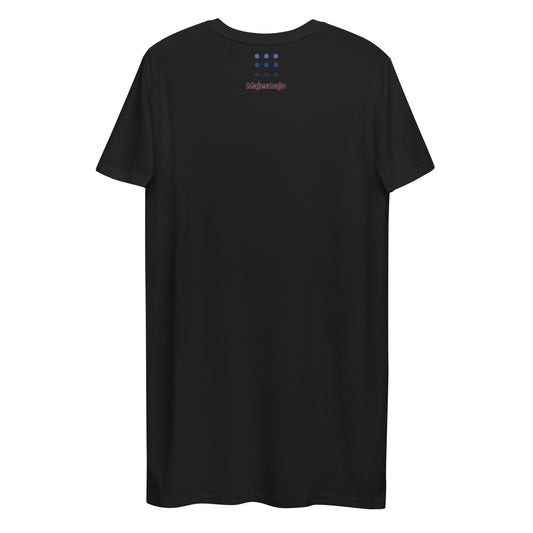 Vestido camiseta de algodón orgánico"estrella"