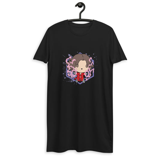 Vestido camiseta de algodón orgánico"Wanda"