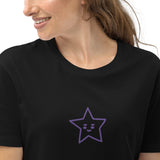 Vestido camiseta de algodón orgánico"estrella"