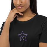 Vestido camiseta de algodón orgánico"estrella"