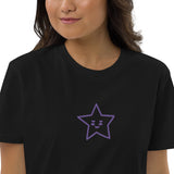 Vestido camiseta de algodón orgánico"estrella"