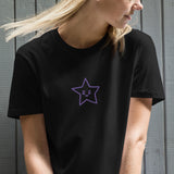 Vestido camiseta de algodón orgánico"estrella"