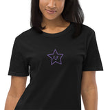 Vestido camiseta de algodón orgánico"estrella"