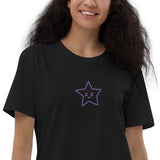 Vestido camiseta de algodón orgánico"estrella"