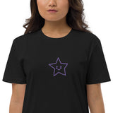 Vestido camiseta de algodón orgánico"estrella"